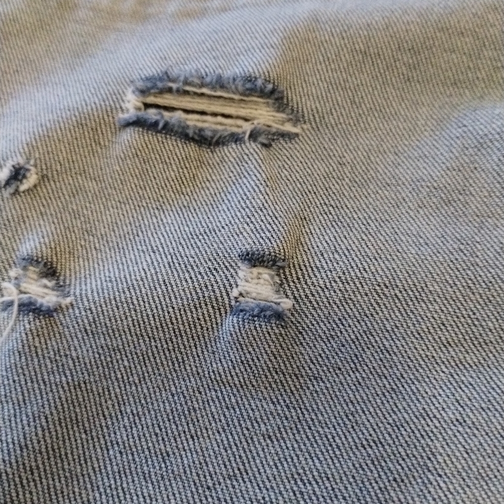 Wonderly Distressed Patchwork Slim Boyfriend Jean… - image 8